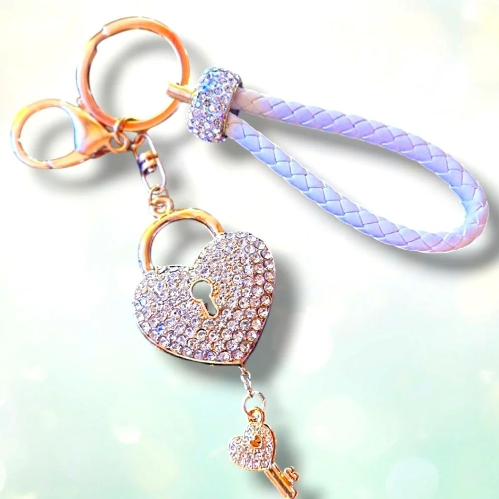 Key To My Heart Keychain/Bag Charm